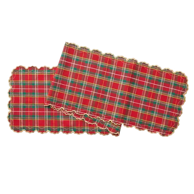 Holiday Threads Runner in Red, Green & Gold
