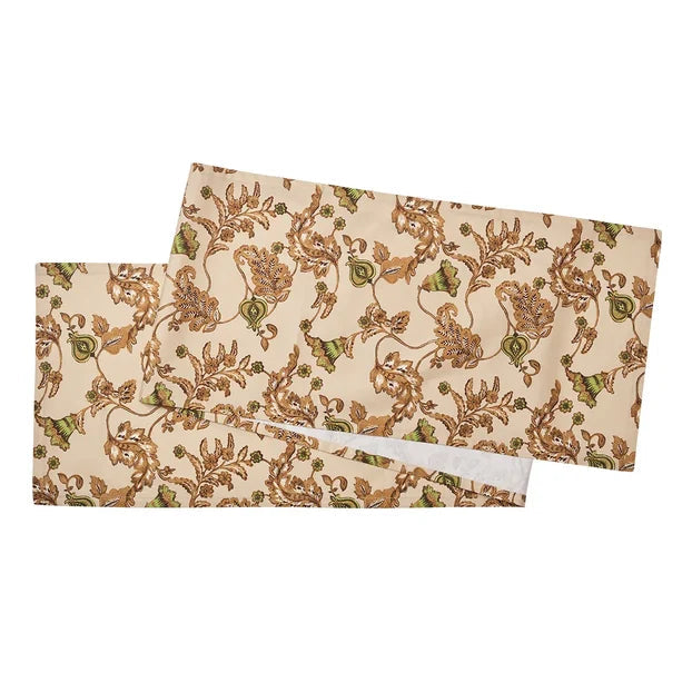 Paisley Vine 90" Runner, Beige