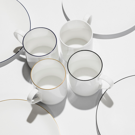 Richard Brendon Large Mug, White