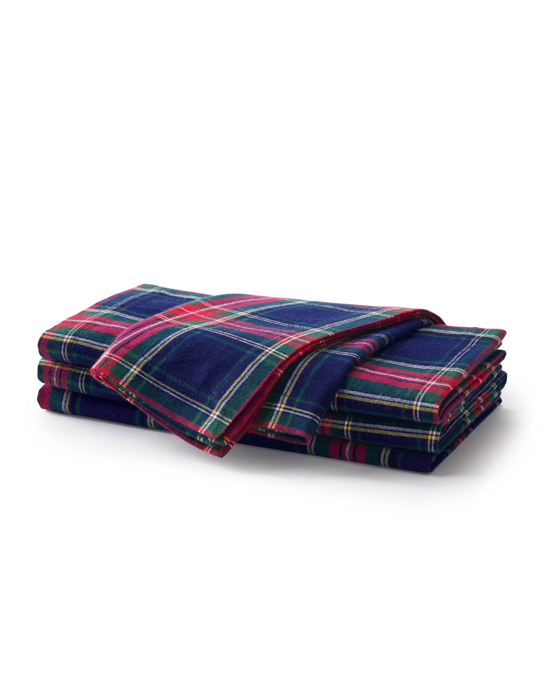 Navy Tartan S/4 Napkins