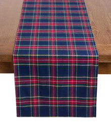 Navy Tartan 108" Runner