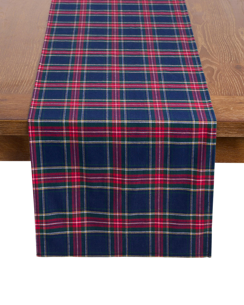 Navy Tartan 108" Runner