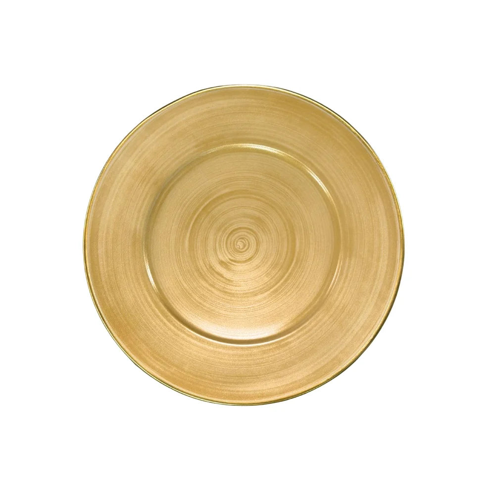 Brushed Gold Charger