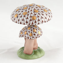Herend Mushroom Trio, Brown