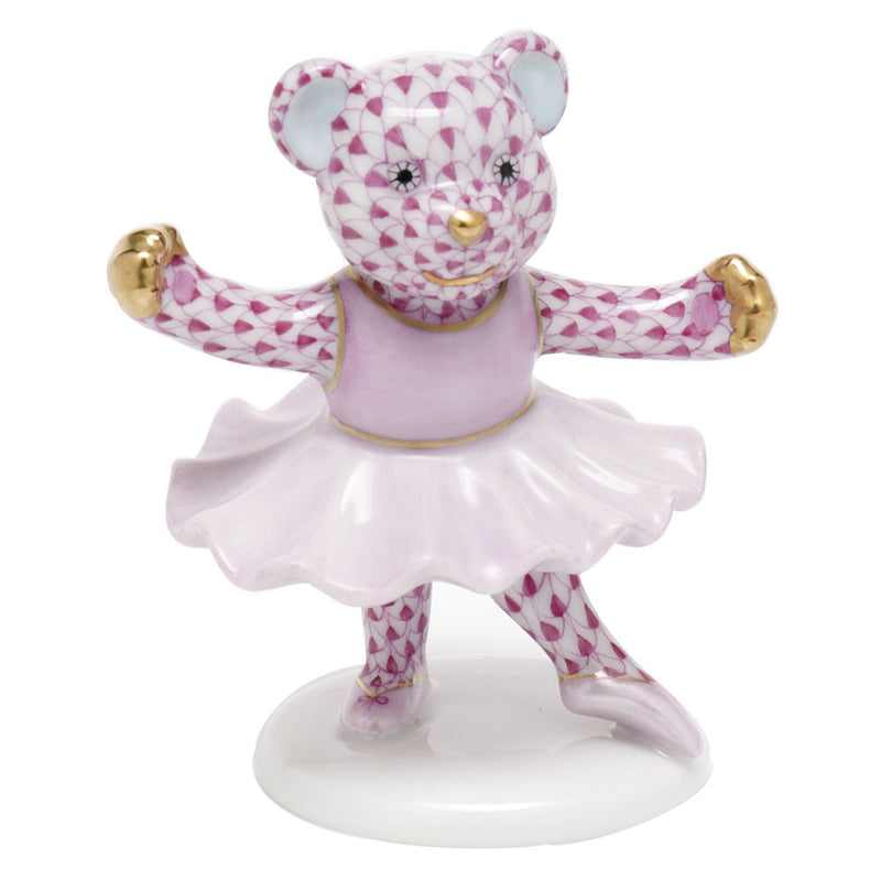 Herend Ballerina Bear, Pink