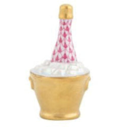 Herend Champagne Bucket, Raspberry