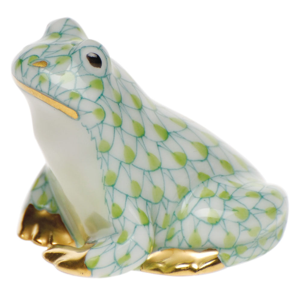 Herend Miniature Frog, Key Lime