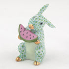 Herend Bunny with Watermelon, Key Lime