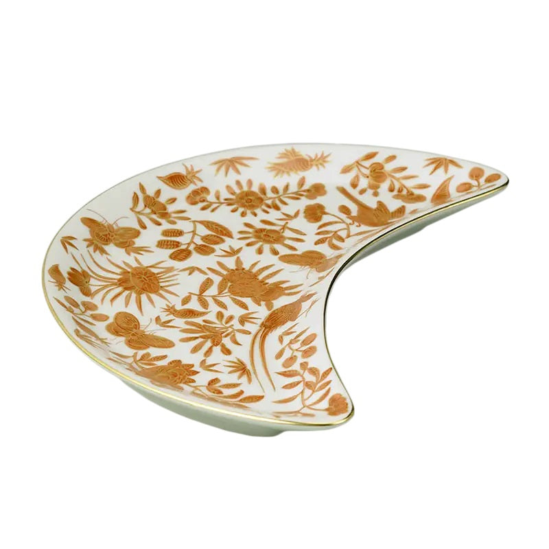 Sacred Bird Crescent Salad Plate
