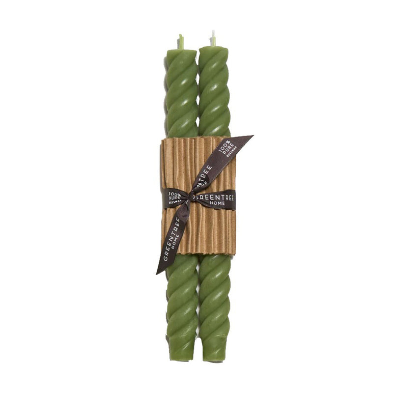 10" Sage Rope Tapers