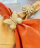 Butterfly Napkin Rings, S/4