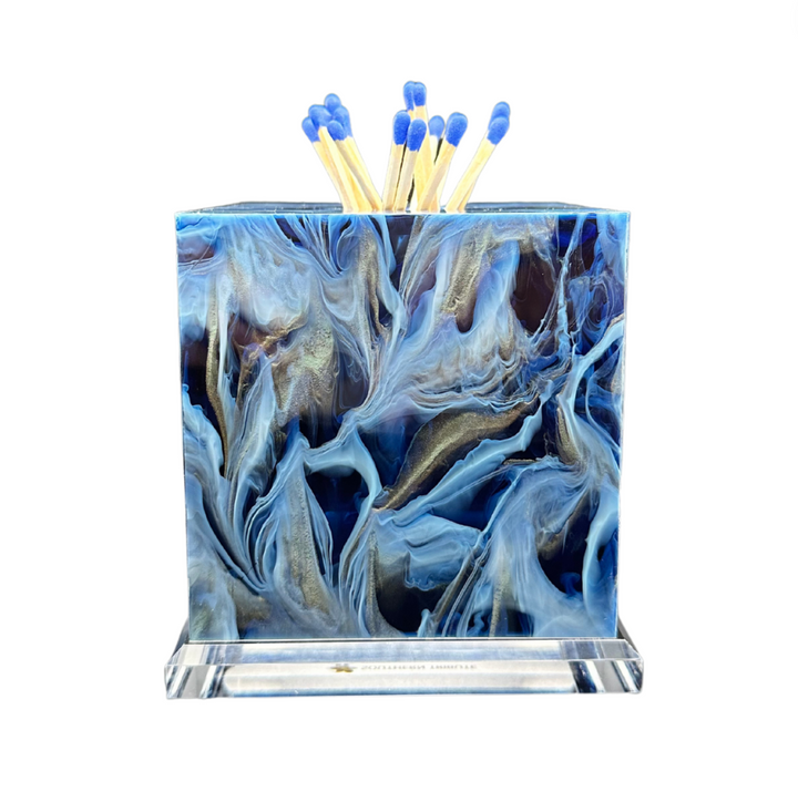 Lapis Blue Acrylic Match Striker