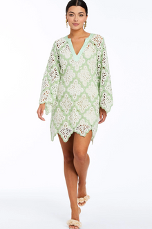 Palermo Scallop Mini Dress