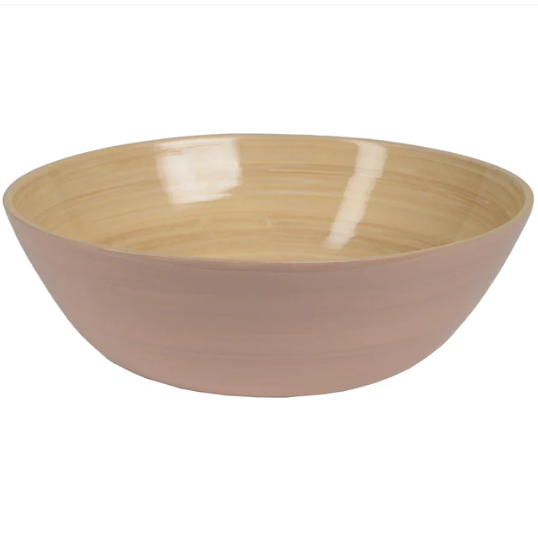 Bamboo Classic Serving Bowl, Blush