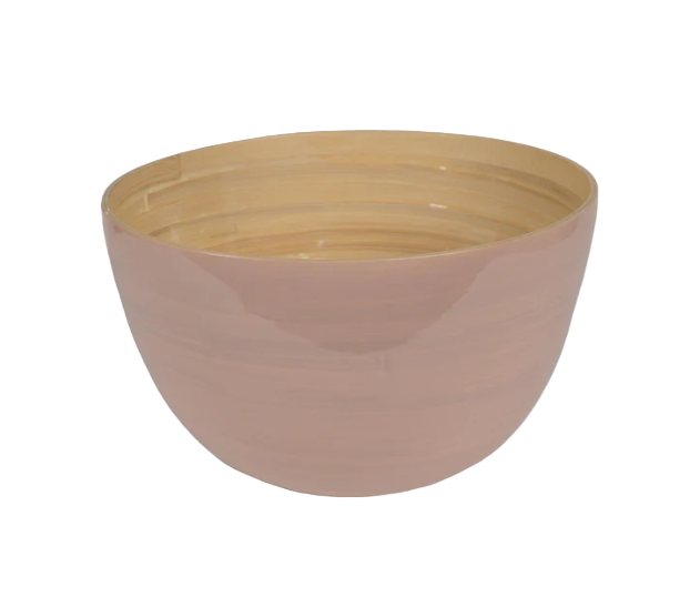 Bamboo 10" Serving Bowl, Blush