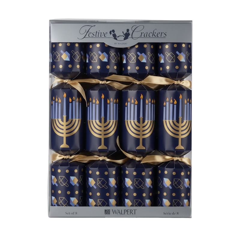 Hanukkah Crackers,  Set of 8