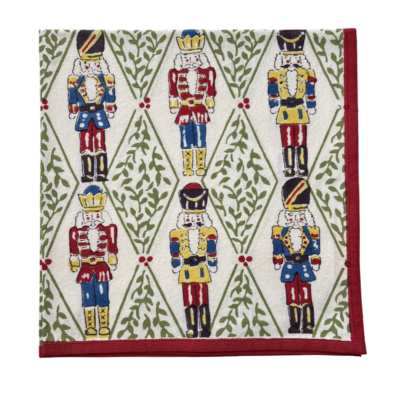 Holly Berry Nutcracker Napkin