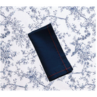Navy & Red Trim Napkin