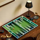 Tartan Lacquer Backgammon Set