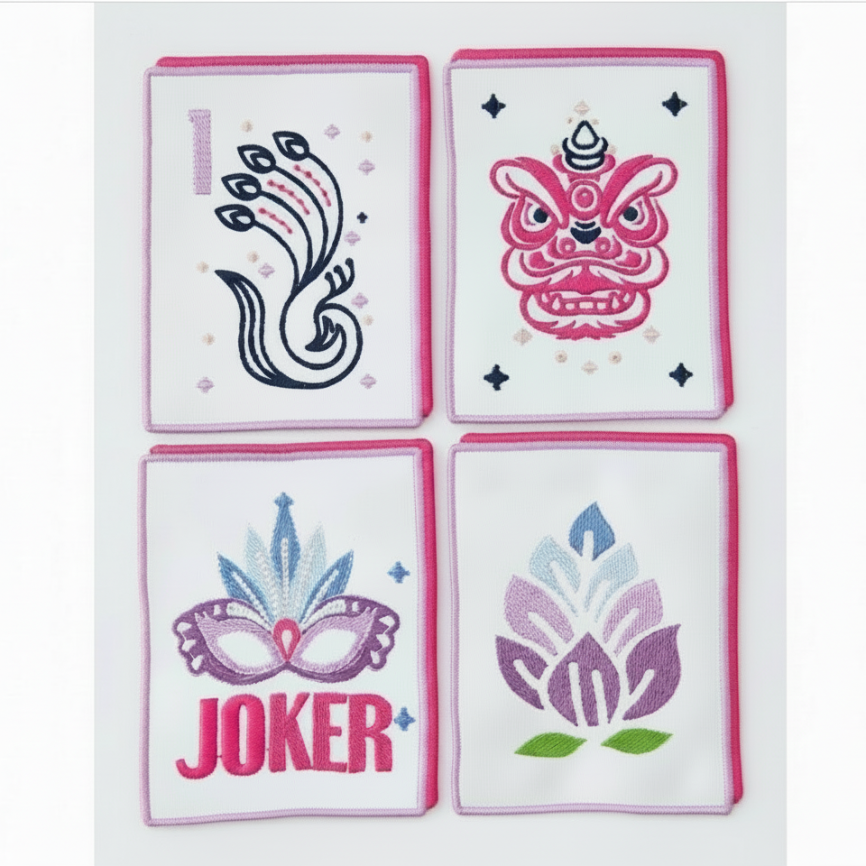 Fox & Willow Soiree Tile Cocktail Napkins - Thumbnail 5