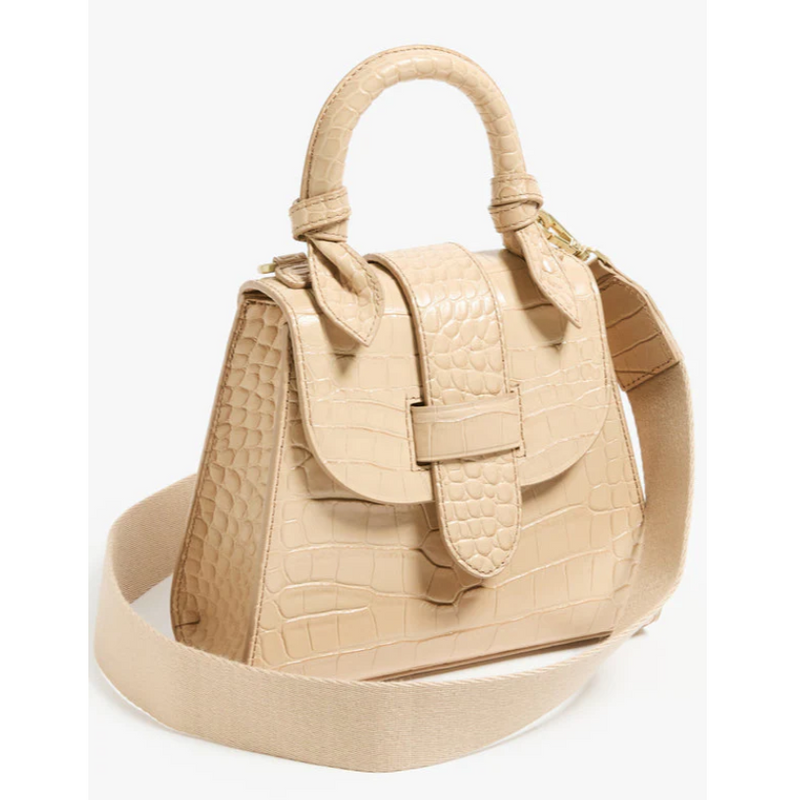 The Petite Leather Lady Bag, Sand
