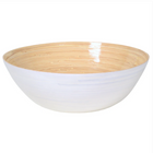 Bamboo Large Party Bowl, White