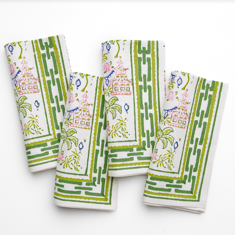Palm & Pagodas Napkin