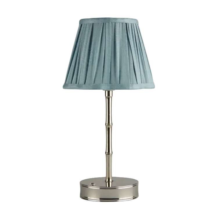 Chambray Scallop Lampshade