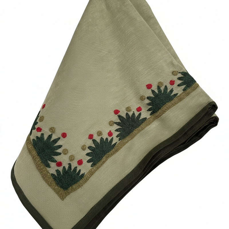 Holly Starburst Napkin