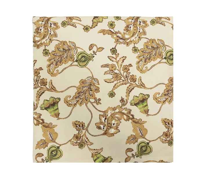 Paisley Vine Tablecloth in Beige & Multi