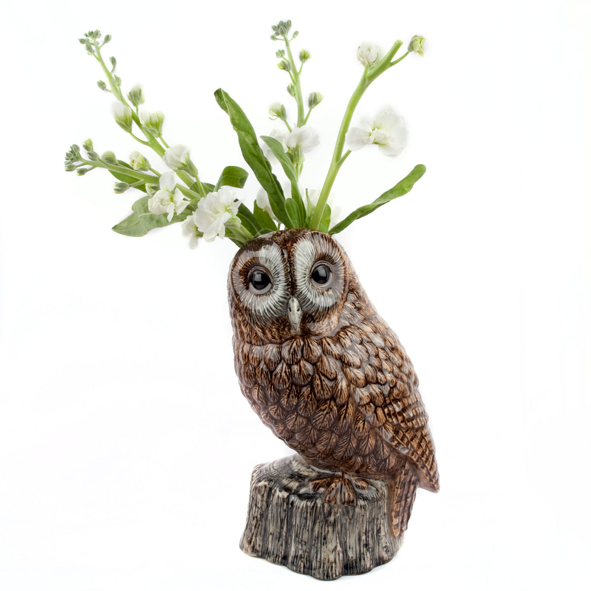 Tawny Owl Vase