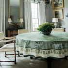 Tuileries Evergreen Tablecloth