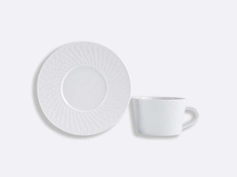 Twist Tea Cup and Saucer