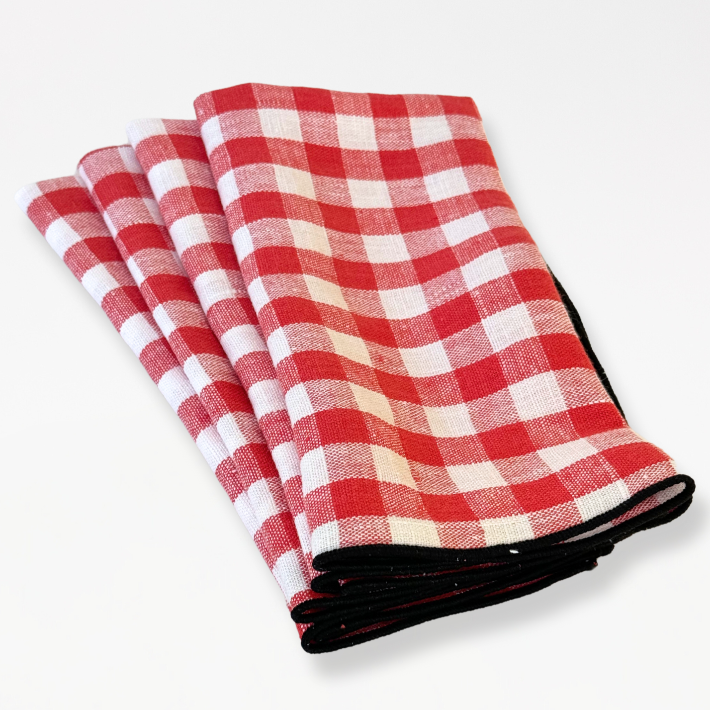 Harriet Red Gingham Napkin