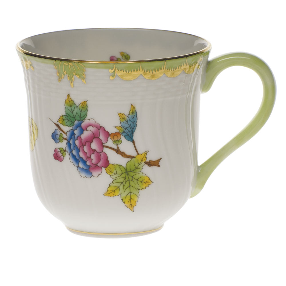 Herend Queen Victoria Green Border Mug