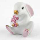 Herend Bunny with Cross, Pink
