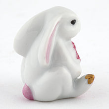 Herend Bunny with Cross, Pink