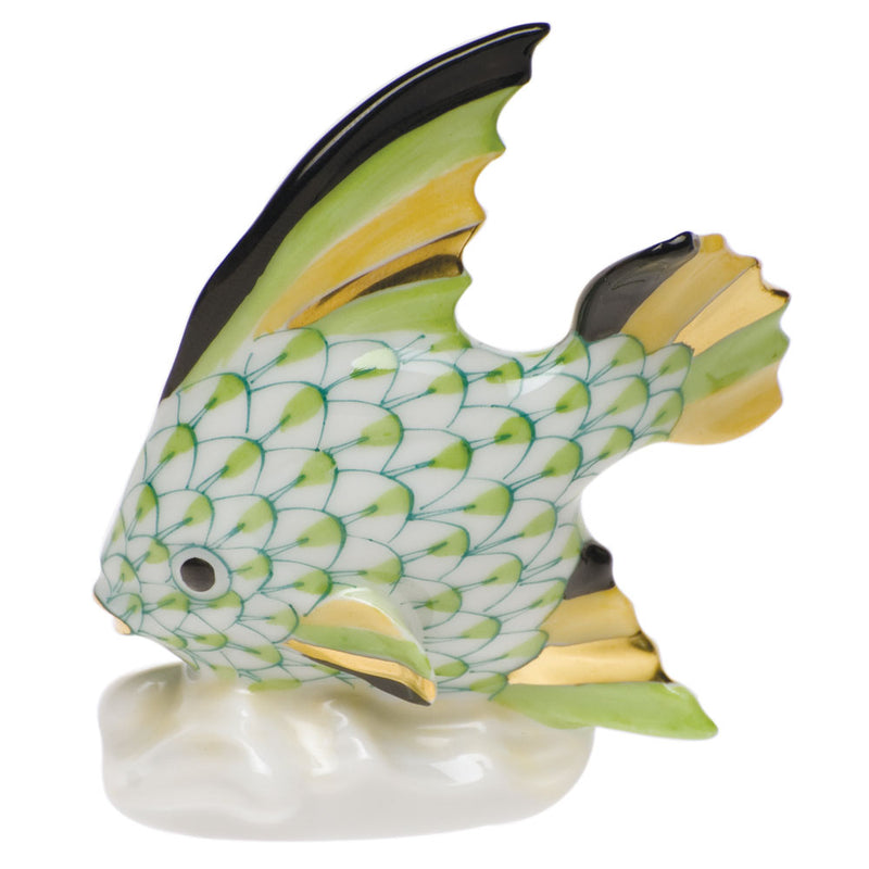 Herend Fish Table Ornament, Keylime