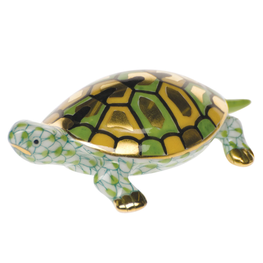 Herend Baby Turtle, Keylime