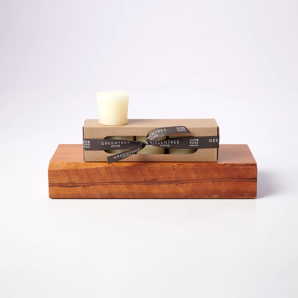 Cream Votives, Set of 4