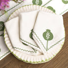 Crewel Green Napkin