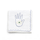 Lucky Charm Embroidered Linen Cocktail Napkins