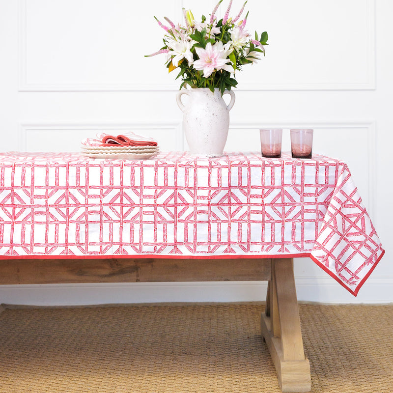 Rose Bamboo Tablecloth