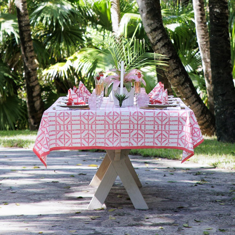 Rose Bamboo Tablecloth