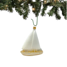 Sailboat Polish Glass Ornament