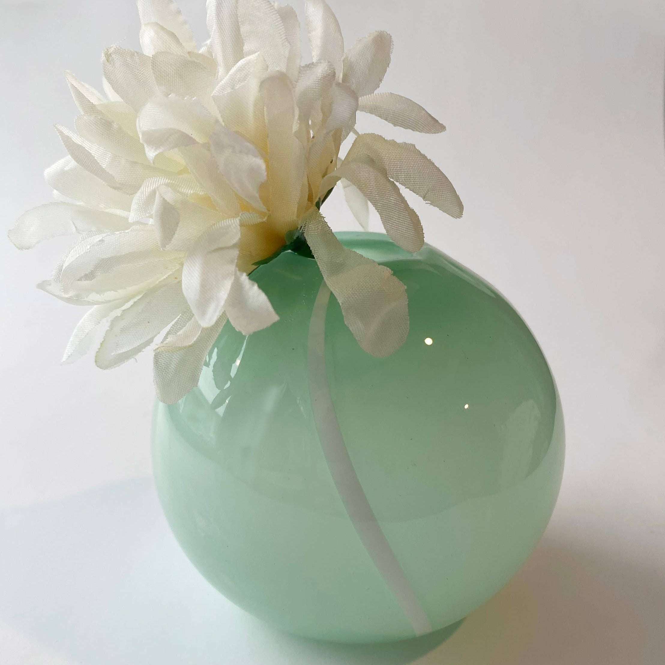 Handblown Bud Vase, Mint