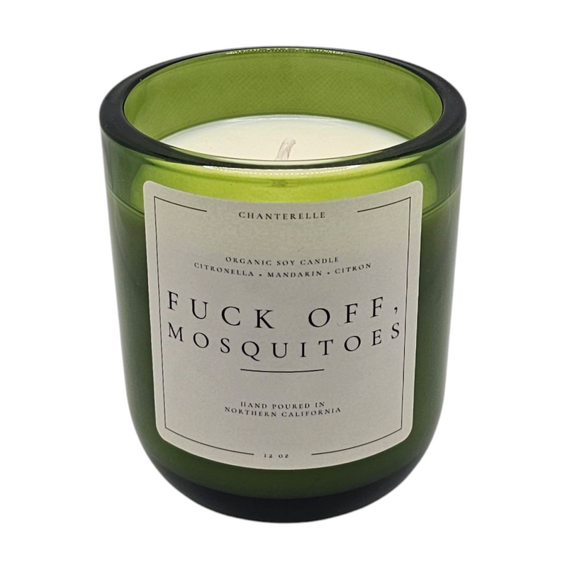 F*ck Off Mosquitoes Organic Candle