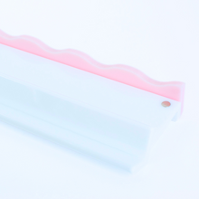 Acrylic Wavy Pusher, Solid Pink