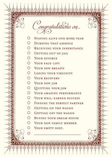 General Congratulations Card