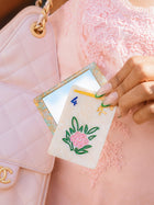 Flower Mahjong Compact Mirror